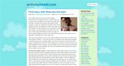 Desktop Screenshot of anthonyheald.com